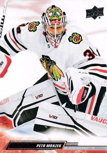 #531 Petr Mrazek - Chicago Blackhawks - 2022-23 Upper Deck Hockey