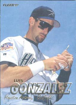 #531 Luis Gonzalez - Houston Astros - 1997 Fleer Baseball