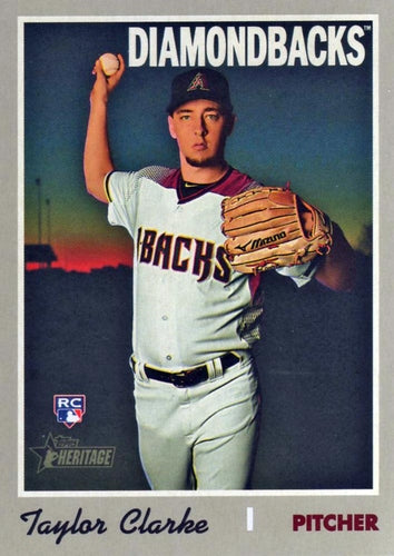 #531 Taylor Clarke - Arizona Diamondbacks - 2019 Topps Heritage Baseball
