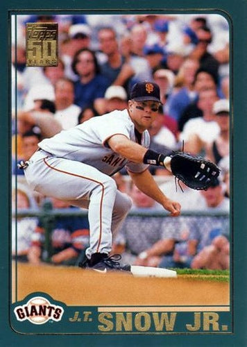 #531 J.T. Snow Jr. - San Francisco Giants - 2001 Topps Baseball