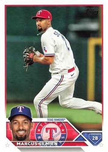#532 Marcus Semien - Texas Rangers - 2023 Topps Baseball