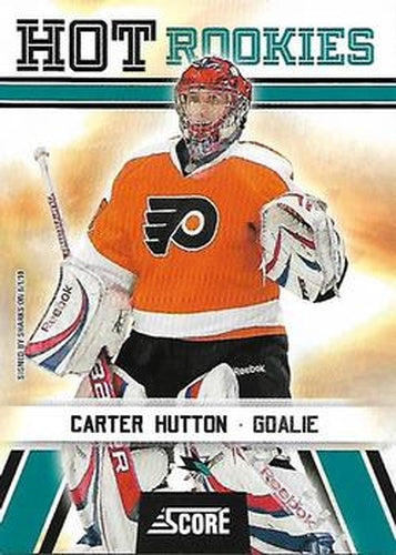 #532 Carter Hutton - San Josearks - 2010-11 Score Hockey