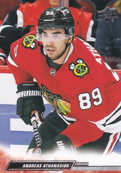 #533 Andreas Athanasiou - Chicago Blackhawks - 2022-23 Upper Deck Hockey