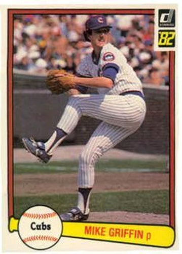 #533 Mike Griffin - Chicago Cubs - 1982 Donruss Baseball