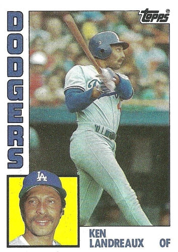 #533 Ken Landreaux - Los Angeles Dodgers - 1984 Topps Baseball