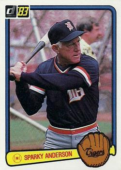 #533a Sparky Anderson - Detroit Tigers - 1983 Donruss Baseball