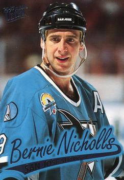 #152 Bernie Nicholls - San Jose Sharks - 1996-97 Ultra Hockey