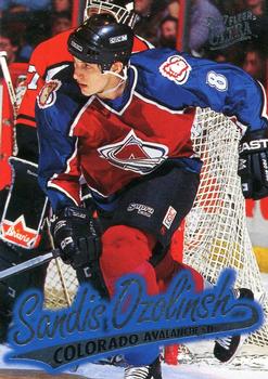 #38 Sandis Ozolinsh - Colorado Avalanche - 1996-97 Ultra Hockey