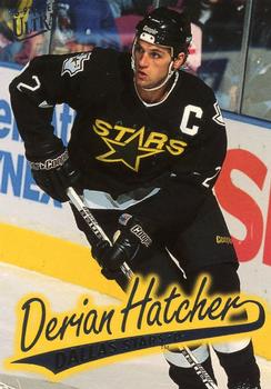 #42 Derian Hatcher - Dallas Stars - 1996-97 Ultra Hockey