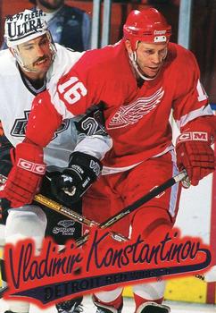 #51 Vladimir Konstantinov - Detroit Red Wings - 1996-97 Ultra Hockey