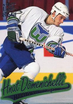 #74 Hnat Domenichelli - Hartford Whalers - 1996-97 Ultra Hockey