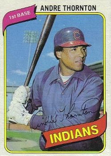 #534 Andre Thornton - Cleveland Indians - 1980 Topps Baseball