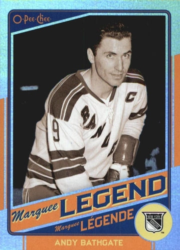 #534 Andy Bathgate - New York Rangers - 2012-13 O-Pee-Chee - Rainbow Hockey