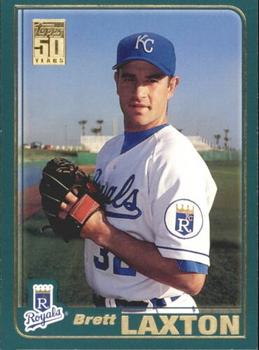 #534 Brett Laxton - Kansas City Royals - 2001 Topps Baseball