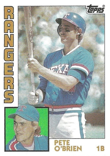 #534 Pete O'Brien - Texas Rangers - 1984 Topps Baseball