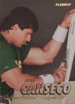 #535 Jose Canseco - Oakland Athletics - 1997 Fleer Baseball
