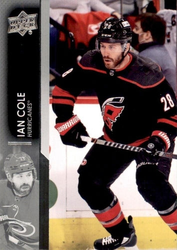#535 Ian Cole - Carolina Hurricanes - 2021-22 Upper Deck Hockey