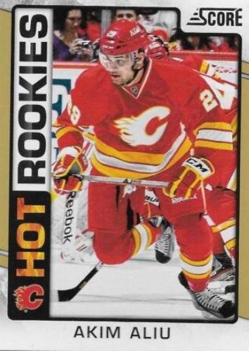 #535 Akim Aliu - Calgary Flames - 2012-13 Score - Gold Rush Hockey
