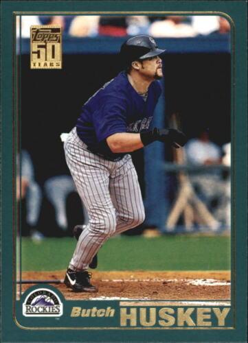 #535 Butch Huskey - Colorado Rockies - 2001 Topps Baseball