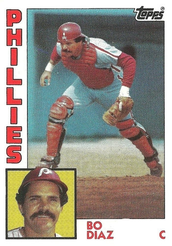 #535 Bo Diaz - Philadelphia Phillies - 1984 Topps Baseball