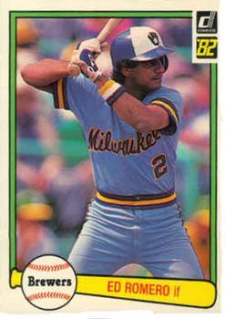 #536 Ed Romero - Milwaukee Brewers - 1982 Donruss Baseball