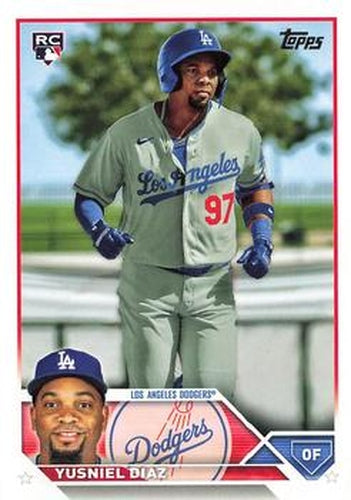 #536 Yusniel Diaz - Los Angeles Dodgers - 2023 Topps Baseball