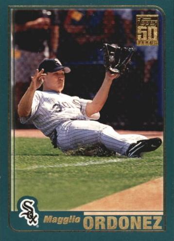 #537 Magglio Ordonez - Chicago White Sox - 2001 Topps Baseball