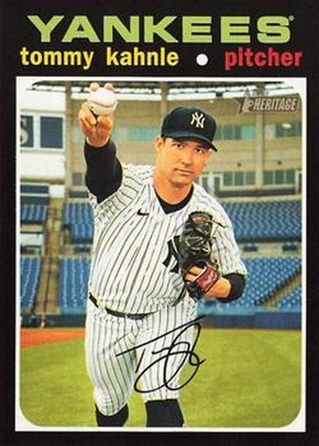 #537 Tommy Kahnle - New York Yankees - 2020 Topps Heritage Baseball
