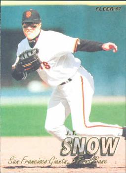 #537 J.T. Snow - San Francisco Giants - 1997 Fleer Baseball