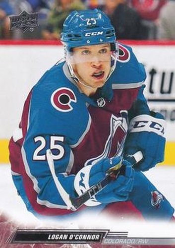 #538 Logan O'Connor - Colorado Avalanche - 2022-23 Upper Deck Hockey