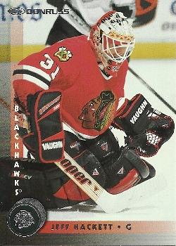 #116 Jeff Hackett - Chicago Blackhawks - 1997-98 Donruss Hockey