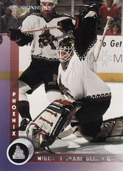 #120 Nikolai Khabibulin - Phoenix Coyotes - 1997-98 Donruss Hockey