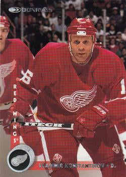 #65 Vladimir Konstantinov - Detroit Red Wings - 1997-98 Donruss Hockey