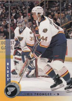 #100 Chris Pronger - St. Louis Blues - 1997-98 Donruss Hockey
