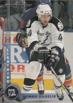 #112 Roman Hamrlik - Tampa Bay Lightning - 1997-98 Donruss Hockey