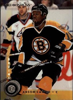 #118 Anson Carter - Boston Bruins - 1997-98 Donruss Hockey