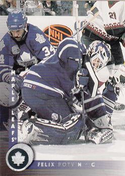 #154 Felix Potvin - Toronto Maple Leafs - 1997-98 Donruss Hockey