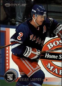 #156 Brian Leetch - New York Rangers - 1997-98 Donruss Hockey