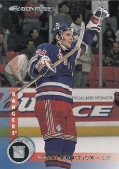 #178 Niklas Sundstrom - New York Rangers - 1997-98 Donruss Hockey