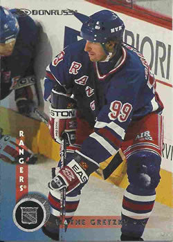 #143 Wayne Gretzky - New York Rangers - 1997-98 Donruss Hockey