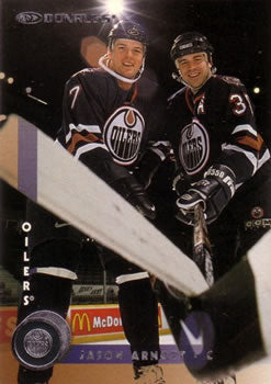 #145 Jason Arnott - Edmonton Oilers - 1997-98 Donruss Hockey