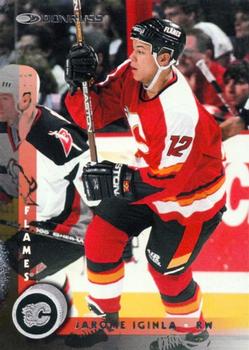 #14 Jarome Iginla - Calgary Flames - 1997-98 Donruss Hockey