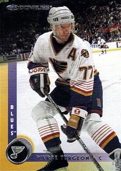 #28 Pierre Turgeon - St. Louis Blues - 1997-98 Donruss Hockey