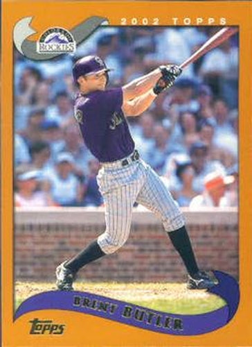#538 Brent Butler - Colorado Rockies - 2002 Topps Baseball