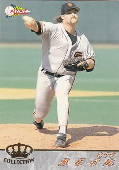 #538 Rod Beck - San Francisco Giants - 1994 Pacific Baseball