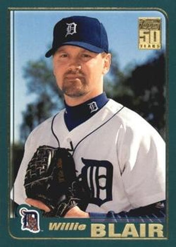 #538 Willie Blair - Detroit Tigers - 2001 Topps Baseball