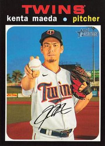 #538 Kenta Maeda - Minnesota Twins - 2020 Topps Heritage Baseball