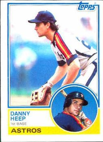 #538 Danny Heep - Houston Astros - 1983 Topps Baseball