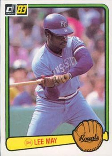 #538 Lee May - Kansas City Royals - 1983 Donruss Baseball