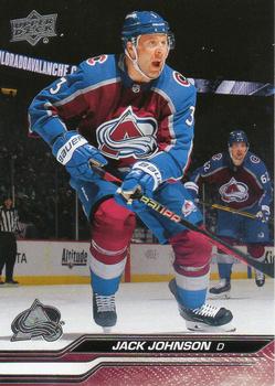 #539 Jack Johnson - Colorado Avalanche -2023-24 Upper Deck Hockey